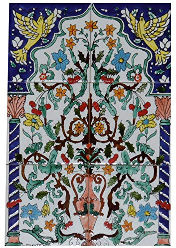 Fliesenbild Keramikfliesen Orientalisch Handbemalt Wandfliesen Mediterran 06 22