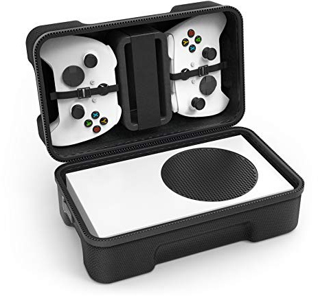 SHBC Hard Carrying Case Compatible with Xbox Series S Game Console Travel Storage Bag for Wireless Controllers and Cables