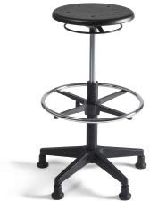 Arbeitsdrehhocker Hocker Arbeitsstuhl Büro Drehstuhl 530-790 x 430 x 430 mm Kunststofffußkreuz