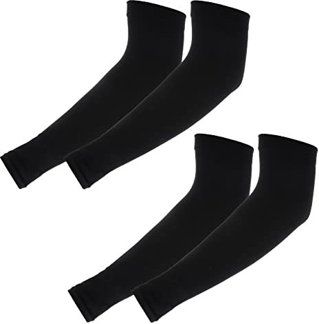 2 Paia Manicotti Braccia per Bambini Maniche per Braccio Protezione Solare Anti UV Manicotti Pallavolo Ciclismo Compressione Ragazzi Ragazze