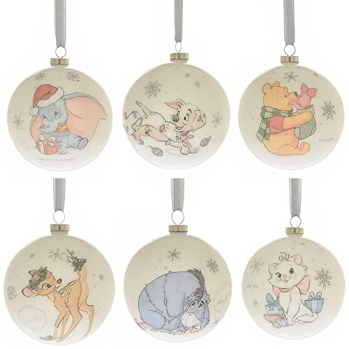Widdop Baby Disney Weihnachtsbaumkugeln, 6 Stück