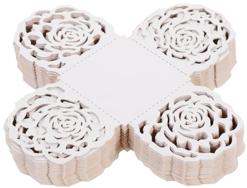NUOBESTY Chocolate Wrappers, 50pcs Truffle Wrappers Mini Cupcake Liners Candy Cups Paper Baking Cups Chocolate Packing Tray for Birthday, Party Supplies