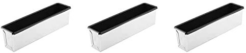 Speesy 3 moldes rectangulares antiadherentes para pan, moldes para hornear pequeños moldes para tartas