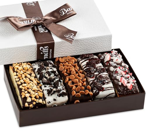 Barnetts 5 Chocolate Biscotti Gift Basket Gourmet Cookie Treats