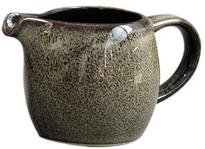 Pichet à Lait en céramique avec poignée, Pot à Sauce for Steak de Restaurant, Pot à Lait, Bateaux à Sauce, Outils d'assaisonnement rétro de Cuisine, pichet à Sauce en céramique de 80ml (Color : B GRE