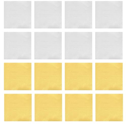 Sewroro 200blätter Quadratisches Diy Origami Papier Glänzendes Bastelpapier in Silber Und Gold Farbiges Faltpapier Für Junge Mädchen Erwachsene Handgemachte Bastelarbeiten Und Kreative Pap