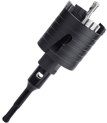 2-1/2 inch / 65mm Dry Core Drill Bit with SDS Plus Adapter for Concrete