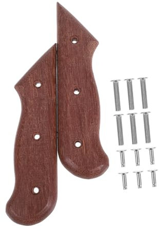 Gatuida Mango De Madera Para Cortador Empuñadura De Madera Ergonómica Agarre Cómodo Para Cuchillo De Cocina Antideslizante Para Uso Cocina