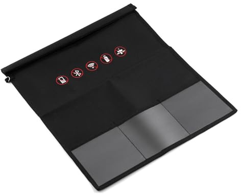 Faraday - Borsa per computer portatile con blocco RFID, misura piccola, grande (35 x 45 cm)