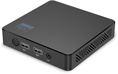 FutureNUC Flexbox Mini PC • Google ChromeOS Flex • 16 GB RAM DDR5, 256 GB SSD • PC professionale per Google Workspace e Digital Signage • 2x HDMI 2.1 • WiFi 6E • Mini computer compatto