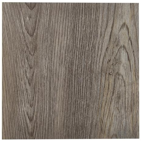 INMOZATA 30pcs Peel and Stick Floor Tiles 12 x 12 inches Vinyl Flooring Wood Effect Self Adhesive Floor Tile Waterproof Stick on Floor Tiles for Bathroom Kitchen Living Room(Brown Wood Grain)