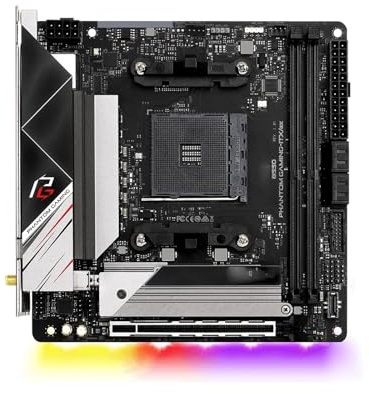Processore Fit For ASRock-Carte mère B550 MINI TIX, Phantom Gaming-ITX/ax, compatibile 5600X 5600G 5700 5800 CPU AM4 DDR4 64 Go M.2