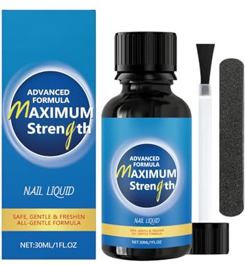 30ml Fußnägel Behandlung, Nagelpflege für Fußnägel, Nail Care Flüssig mit Nagelfeile, Schutz & Stärkung brüchiger Nägel, Spendet Feuchtigkeit trockener Nagelhaut, Nail care, Nail Repair (30ML)