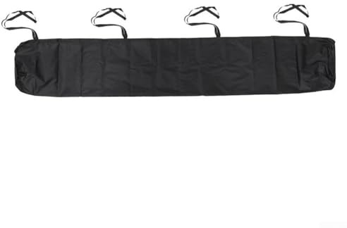 Toldo de patio, protector impermeable con amarres seguros, fácil de poner y quitar, protección de invierno para toldos retráctiles de patio de 2 a 6 metros, tela 210D (3,5 m)