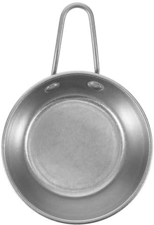 BCOATH Ciotola da Campeggio in Inossidabile Resistente al Calore, Design Vintage, Multifunzionale per Picnic e Attività All'aperto, 12cm