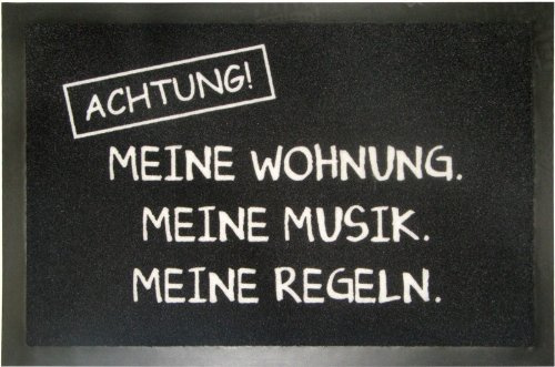 Fussmatte / Schmutzfangmatte, 40 x 60 cm, Meine Wohnung