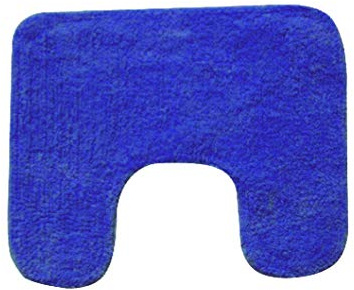 MSV Tapis de Bain Lavabo & WC Coton 45x35cm Bleu Foncé