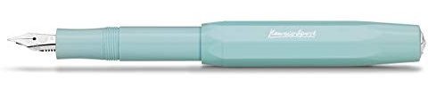 Kaweco SKYLINE SPORT Füllhalter Mint I Premium Füllfederhalter für Tintenpatronen mit hochwertiger Stahlfeder 13 cm I Füller in Türkis I Federbreite: M (Medium)