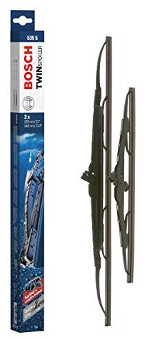 Bosch Wiper Blade Twin Spoiler 535S, Length: 530mm/340mm – Set of Front Wiper Blades