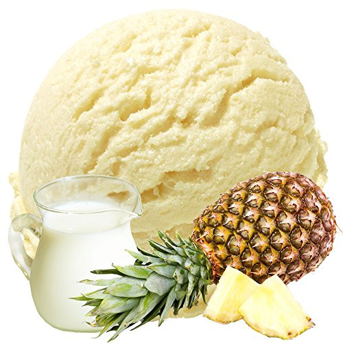 Buttermilch Ananas Geschmack 1 Kg Gino Gelati Eispulver Softeispulver für Ihre Eismaschine
