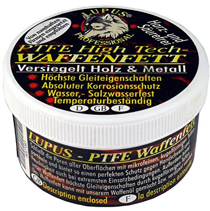 LUPUS Unisex Teflon Dose Waffenfett, durchsichtig, 100 g Dose EU