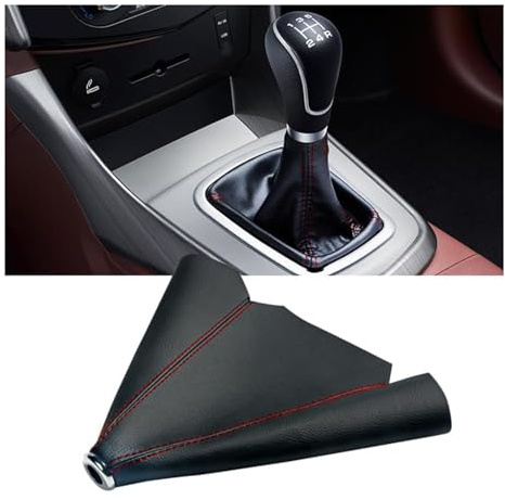 TVVXIO Car Gear Stick Shift Gaiter Boot Cover, for VW UP 2012 2013 2014 2015-2017 2018 2019 2020 2021-2024 2025 2026 Auto Manual Gear Shift Knob Boot Dust Cover, Shift Accessories
