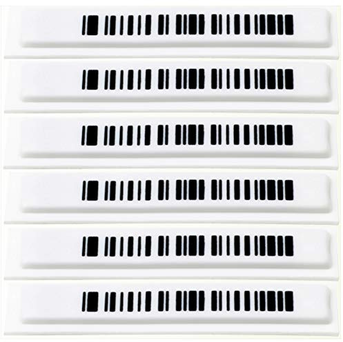 AM Étiquettes adhésives AM 58 kHz Étiquettes de sécurité avec code-barres factices désactivables Sécurité des marchandises Sécurité article (5000)