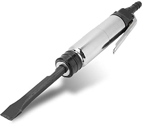 3-teilig Meißelhammer Set, Druckluft Pneumatisches Hammer (Gerade/Bogen), 1.5J/min 60Hz/min Verschleißfest Druckluft Luftmeißel mit Legierung Zylinder, für Korrekturarbeiten in Beton / Mauerwerk