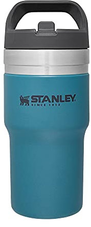 Stanley IceFlow Stainless Steel Tumbler with Straw - Vacuum Insulated Water Bottle for Home, Office or Car - Reusable Cup with Straw Leakproof Flip - Cold for 12 Hours or Iced for 2 Days (Lagoon)