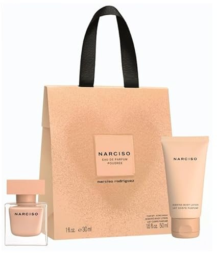 Narciso Rodriguez Poudree Set (femme/woman Eau de Parfum,30ml+Body Lotion,50ml), 1 Stück