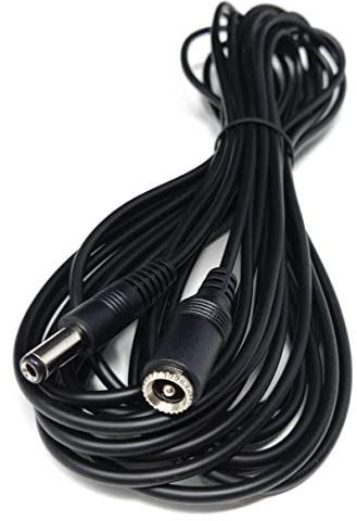 DRUT Power DC Connector Extension Cable, 5m, 2.5mm x 5.5mm