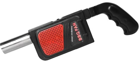 Pumwoy Ventilatore per Barbecue, Soffiatore Per Barbecue Portatile, Barbecue Strumento di cottura a soffietto, Barbecue Fan Bbq Fan per barbecue e picnic all'aperto