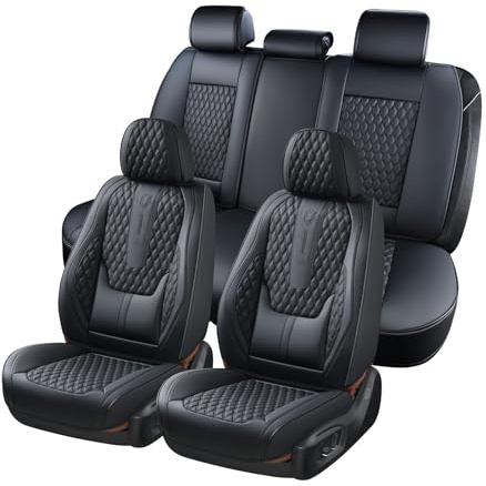 Coverado Autositzbezüge, Premium Leder Sitzbezug Auto