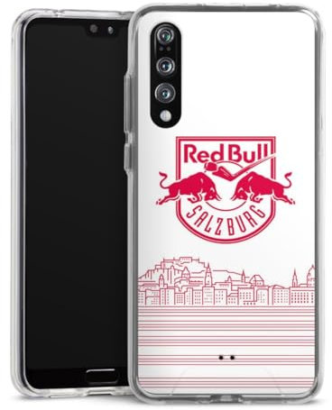 Handyhülle kompatibel mit Huawei P20 Pro Bumper Case Schutzhülle Eishockey Skyline EC Red Bull Salzburg