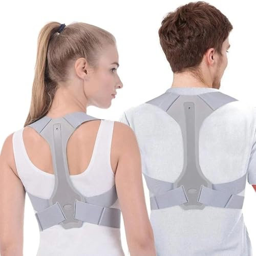 SUPBEI Buckel-Korrekturgürtel, Rückenhaltungskorrektur, Rückenbandage für Frauen, Atmungsaktiver Elastischer Rückenkorrekturgürtel für Erwachsene Frauen, Rücken-Schulter,L