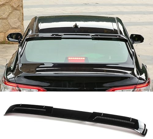 Roof Spoiler Compatible with Toyota Camry 2024 2023 2022 2021 2020 2019 2018 Rear Roof Spoiler Tail Wing(Glossy Black) (Glossy Black)
