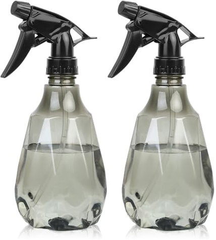 AIOUHMYM 2 Pcs 500 ML Water Spray Bottles for Plants, Garden Sprayer Bottles, Reusable Plastic Trigger Atomiser Hair Mist Spray Bottle for Cleaning Garden Plants Hairdressing