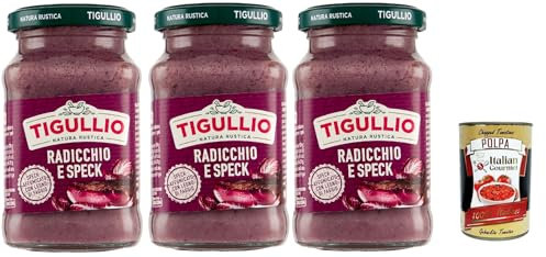 Star Tigullio GranPesto Pesto Radis et jambon fumé 3 x 190 g Sauce + Italian Gourmet Polpa 400 g