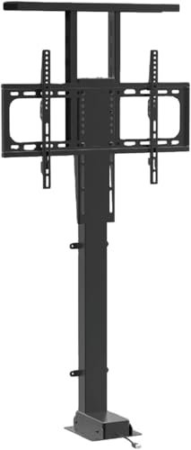 LLHTTDMBDFC Motorized TV Bracket, Ceiling TV Mount, Electric TV Lift Stand - Telescopic Electric TV Lift - Can Be Hidden In A Cabinet Motorized Tv Mount(710-1610mm 40-70in tv)