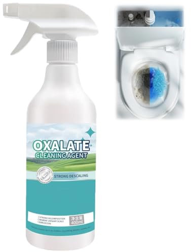 Detergente multiuso per WC ad alta concentrazione, acido ossalico altamente efficace, smacchiatore efficiente, resistente e veloce, per pavimenti e piastrelle (1)