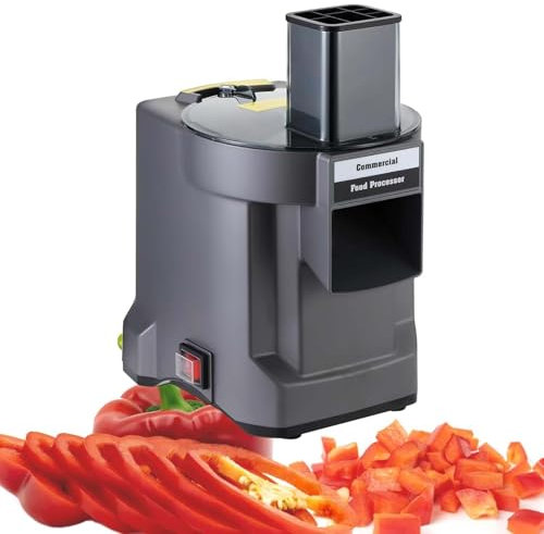 Picadora De Verduras EléCtrica, Procesador De Frutas Y Verduras Comercial, Cortadora En Dados, Ralladora Y Tiras, Con Disco Para Cortar En Dados, Rebanar Y Rallar, MáQuina De Cortar