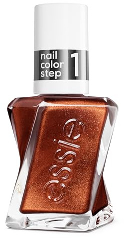 Gel by Essie Nagellack, langanhaltender Nagellack mit glänzendem Finish, Professionelle Nagellackfarbe, Maniküre ohne UV-Licht & bis zu 15 Tage Halt, Farbe: Nr. 568 Baby Carats, Gold, 1 x 13,5 ml