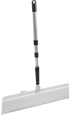 Fafeicy Herramienta de Cemento de Cemento de 24 Pulgadas Herramienta de Nivel de Nivelación de Cemento con 3 Rasguños Telescópico 50-100 Cm para la Aplicación de Mortero de Cemento de