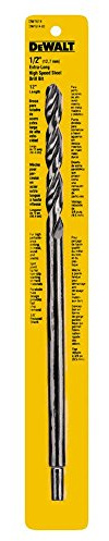DEWALT Drill Bit, Black Oxide, 1/2-Inch x 12-Inch (DW1614)