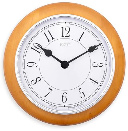Acctim 24581 Newton Light Wood Wall Clock