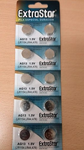 5 BATTERIE A BOTTONE PILE AG13 1,5v SR44 LR44 LR1154 357 SR1154