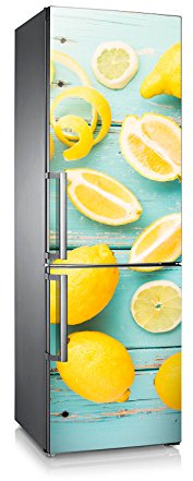 Vinile per frigorifero | Stickers Fridge | Adesivo Frigo | Limone (185 x 60)