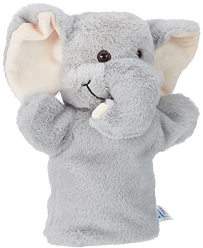 Heunec 394070 Handspielpuppe Elefant, grau