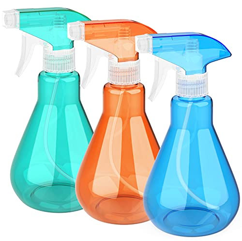 YANGTE 3 Stücke Sprühflaschen 500ml, Leer Sprühflaschen, Sprühnebel und Bach-Modi für Reinigungmit Verstellbare Sprühkopf,Sprüher Pflanze Blumen Garten Friseursalon