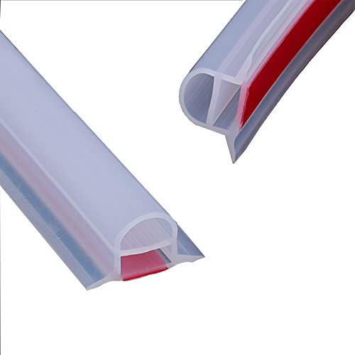 SJASD Soglia Doccia Paraspruzzi, Sistema di Ritenzione Barriera Doccia Pieghevole, Ponte Ad Arco Progettato, Ideale per Accesso in Sedia A Rotelle, Accessibilità O Doccia ADA,3m(118inch)